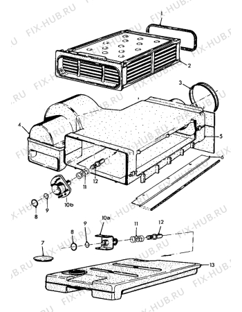 Взрыв-схема комплектующей Marijnen MD124KE - Схема узла Functional parts